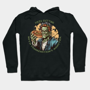 Frankenstein's Monster as Pizza Chef Hoodie